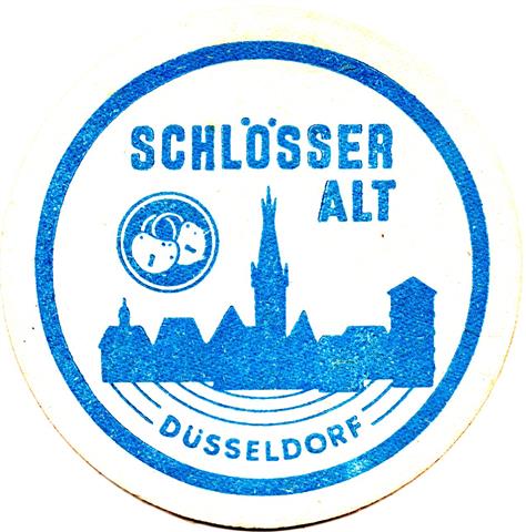 düsseldorf d-nw schlösser rund 2a (215-u düsseldorf-blau) 